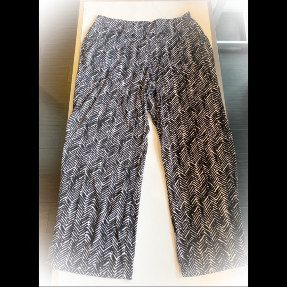 Faded Glory Boho Style Wide Leg Palazzo Pants NEW WITH TAGS